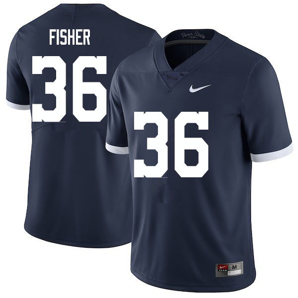 NCAA Nike Men's Penn State Nittany Lions Zuriah Fisher #36 College Football Authentic Navy Stitched Jersey BTL8498DE